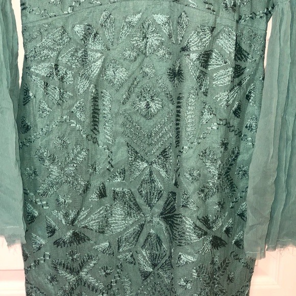 Free People Cleo Tonal Embroidered Mini Dress - Picture 5 of 13